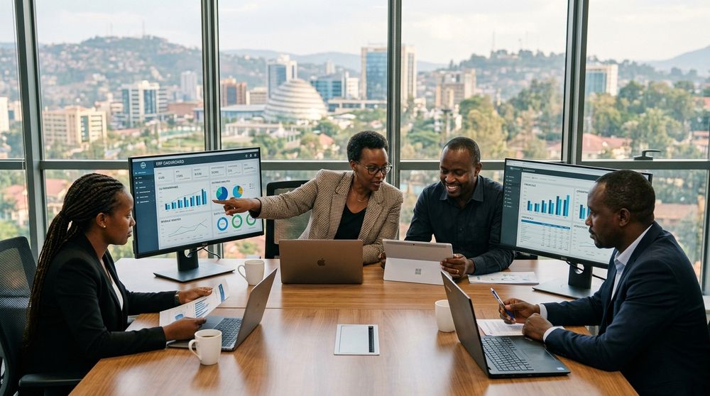Executive Real-Time Financial Dashboard in Inzora Business Suite